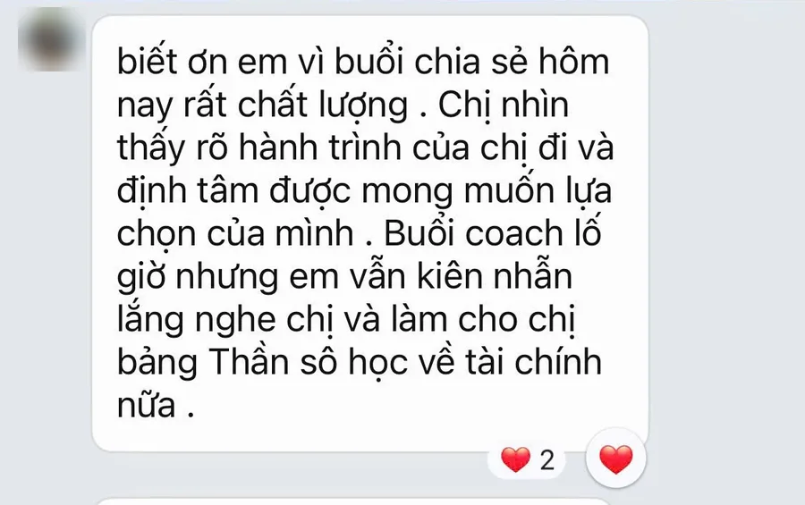 Chia sẻ của học viên sau buổi khai vấn (5)
