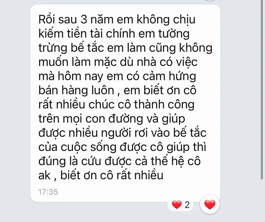 Chia sẻ của học viên sau buổi khai vấn (6)